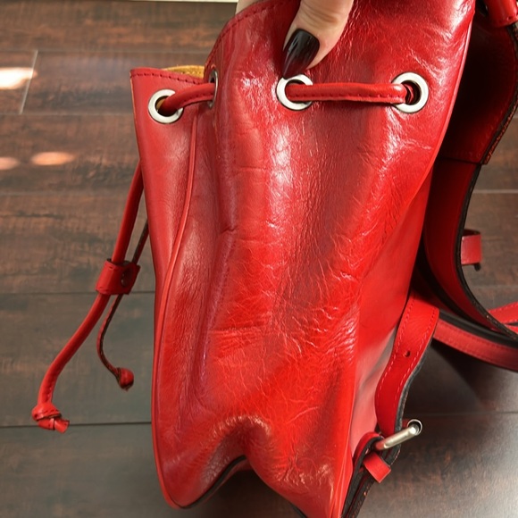 Patricia Nash Rose Tooled Leather Backpack - Picture 6 of 13